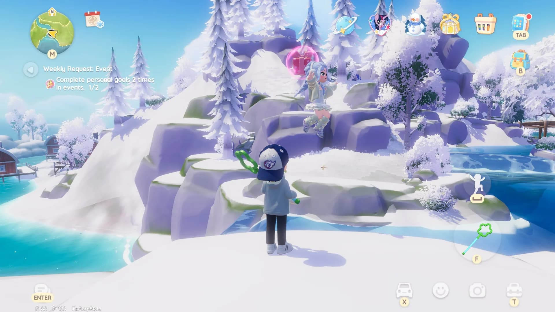 Heartopia Day 14 bubble location (Bubble 9), bubble close-up