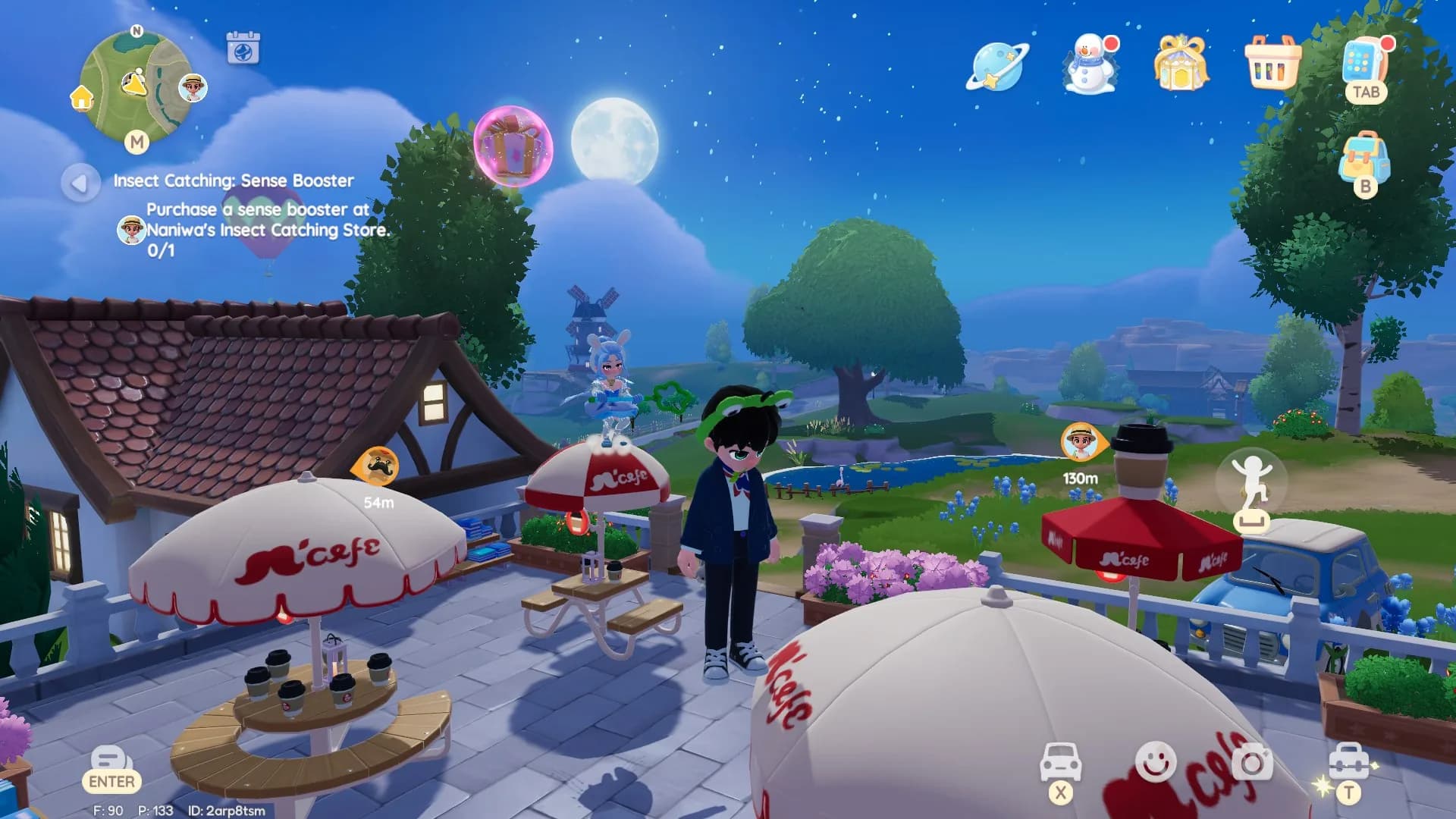 Heartopia Day 7 bubble location (Bubble 12) — visual reference