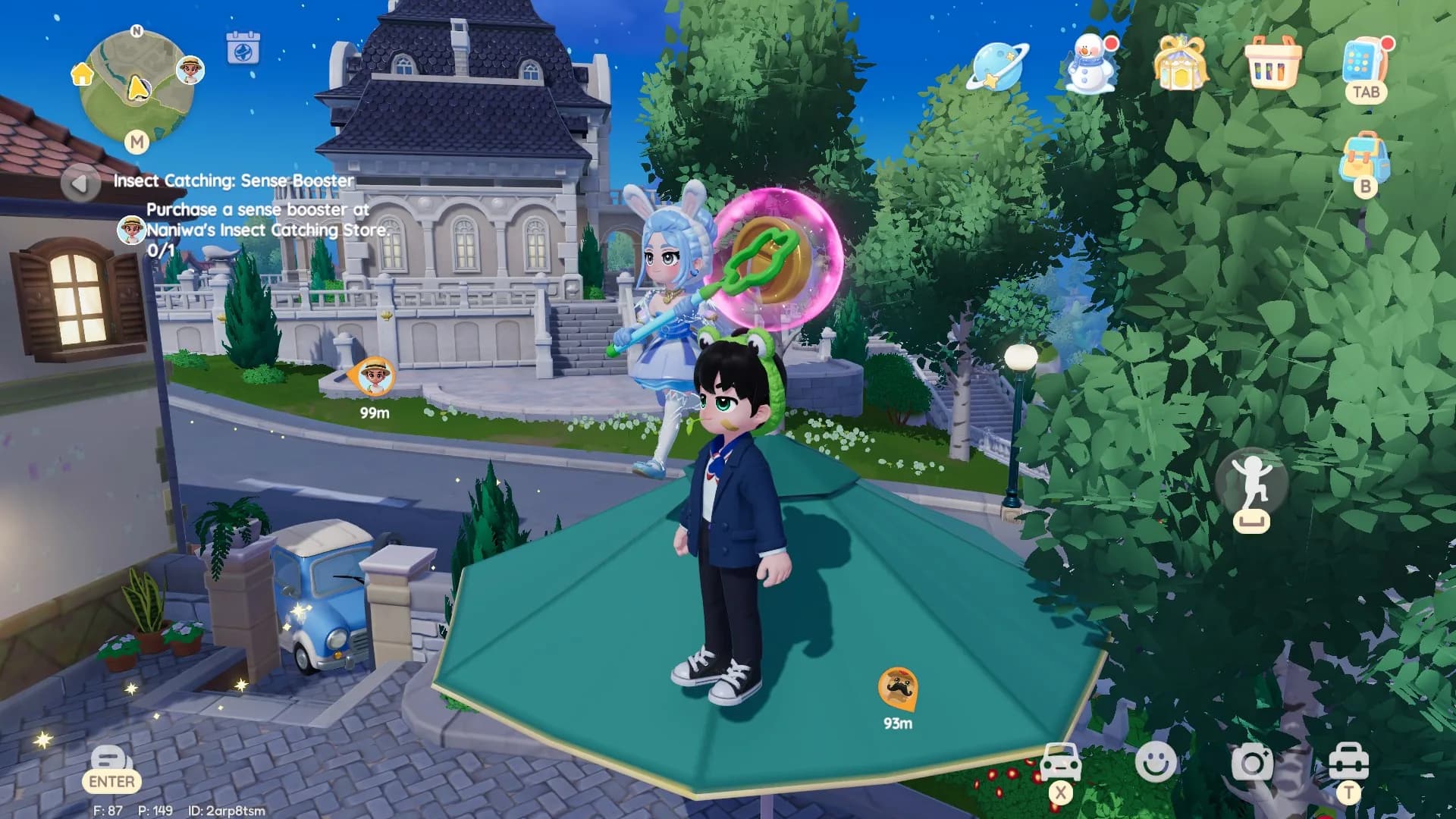 Heartopia Day 7 bubble location (Bubble 13) — visual reference