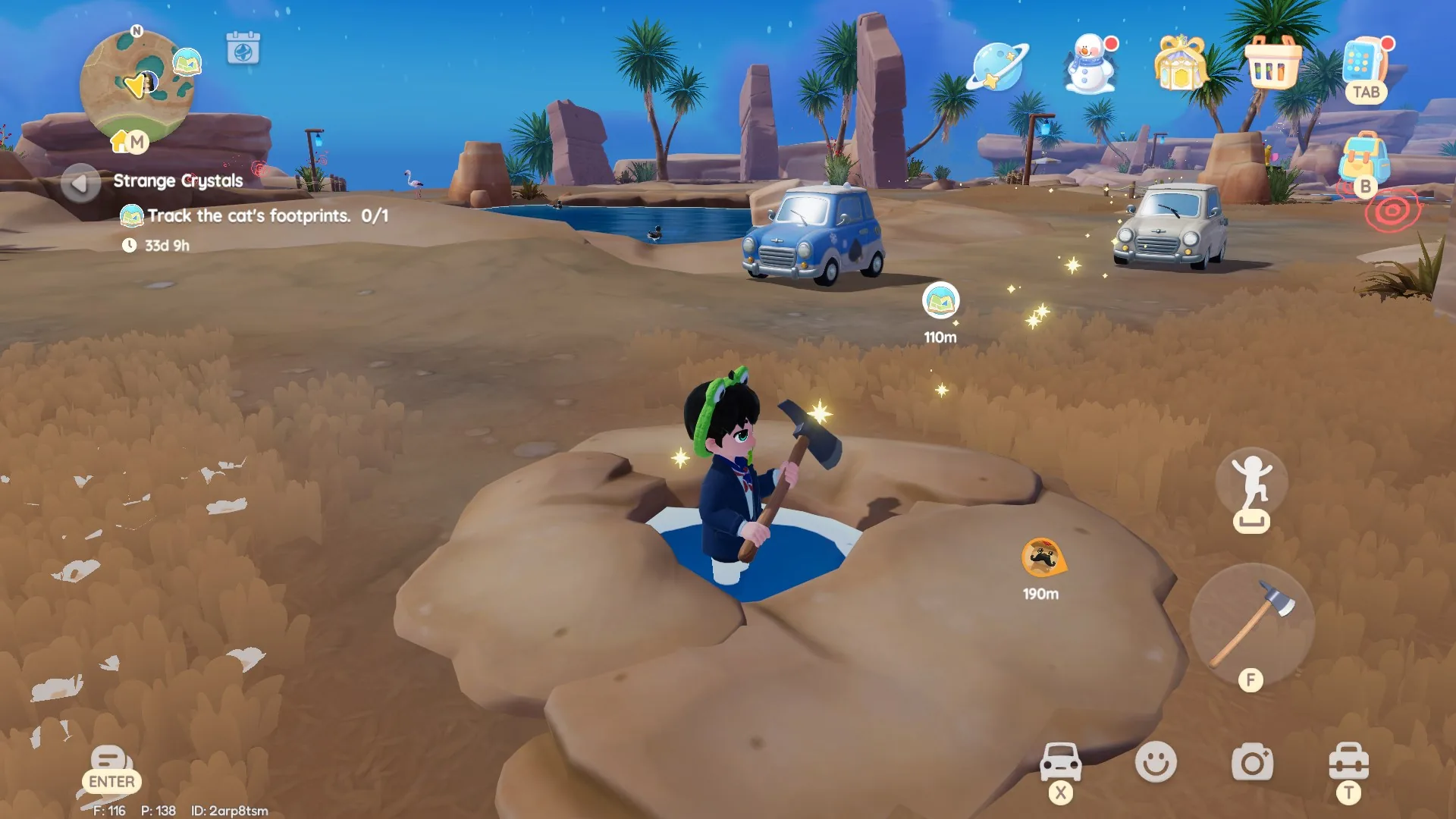 Heartopia Day 7 bubble location (Bubble 3) — visual reference