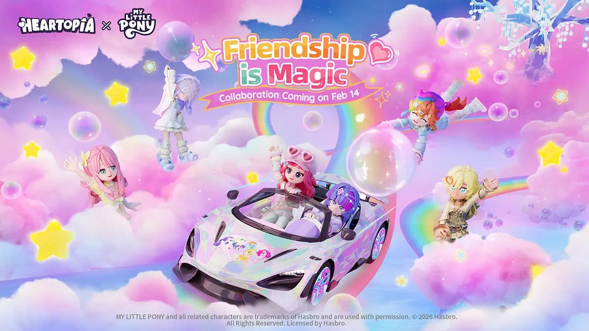 Heartopia x My Little Pony key visual.