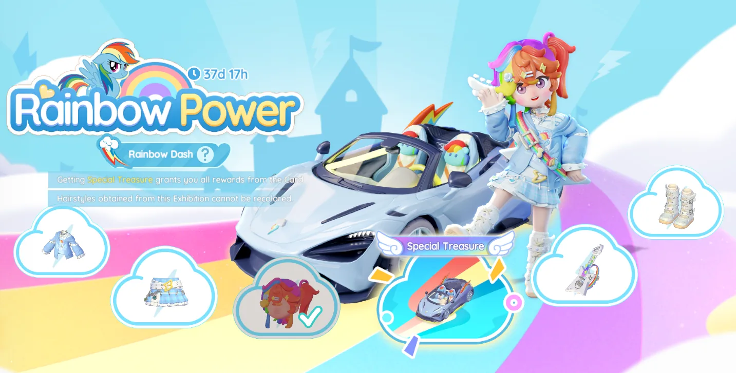 Rainbow Dash Rainbow Power exhibition banner