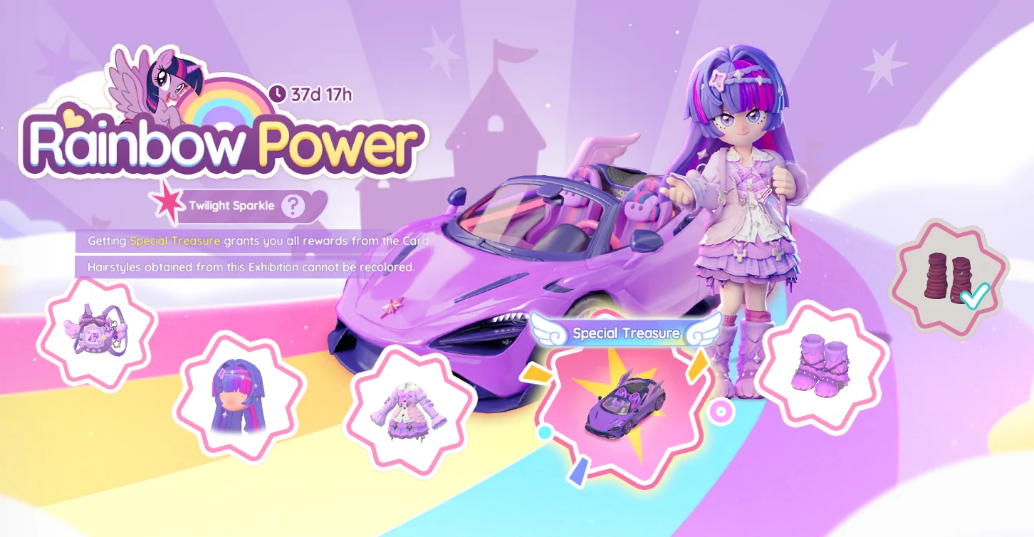 Twilight Sparkle Rainbow Power exhibition banner