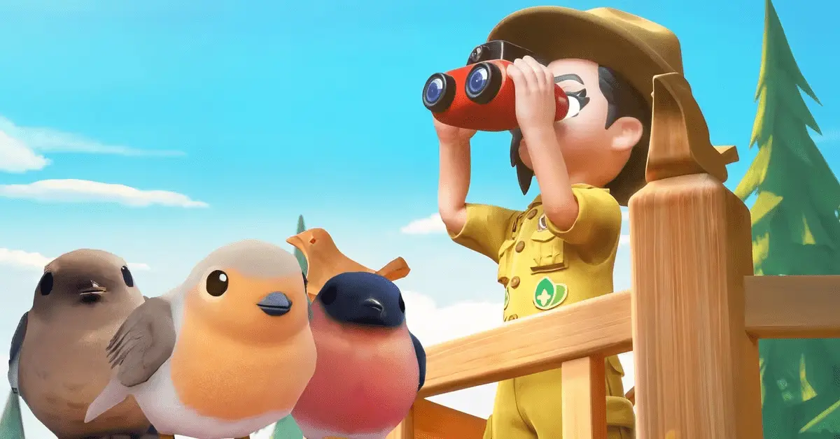 Birdwatching screen in Heartopia