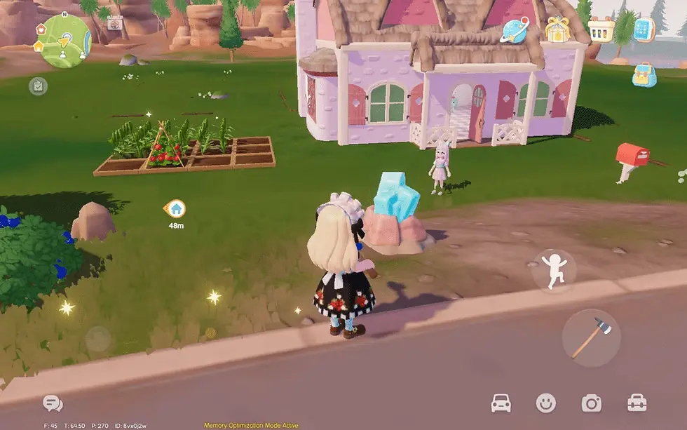 Daily route to collect Flawless Fluorite in Heartopia