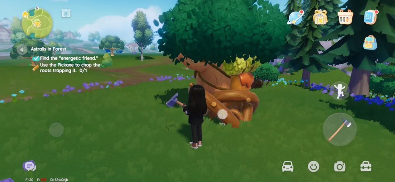 Daily route to collect Roaming Oak in Heartopia