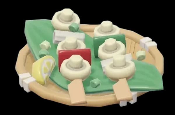 Grilled Button Mushroom