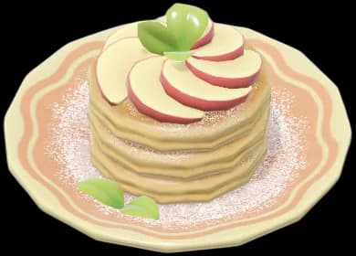 Apple Frosted Pancake