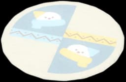 Snomans Gaze Round Rug