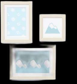 Snow Mountain Wall Art
