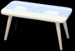 Snow Viewing Long Dining Table