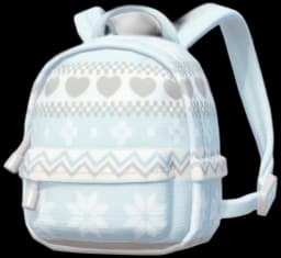 Snowflake Trim Casual Backpack