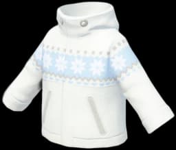 Snowflake Trim Outdoor Jacket