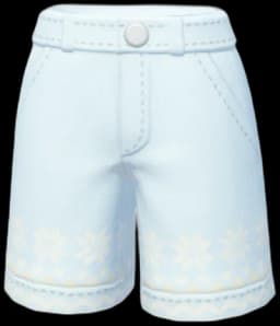 Snowflake Trim Shorts 2