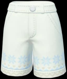 Snowflake Trim Shorts