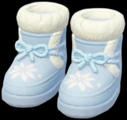 Snowflake Trim Snow Boots