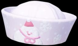 Snowman Polka Dot Sailor Cap 2
