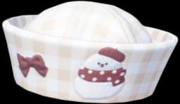 Snowman Polka Dot Sailor Cap 3