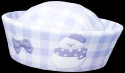 Snowman Polka Dot Sailor Cap 4