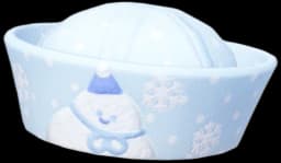Snowman Polka Dot Sailor Cap