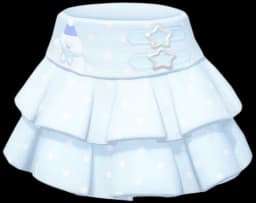 Snowman Polka Dot Tiered Skirt 2