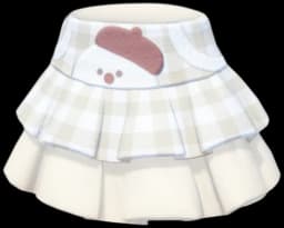 Snowman Polka Dot Tiered Skirt 3