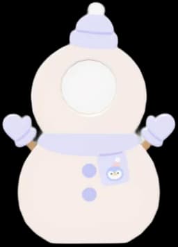 Snowman Selfie Frame Board 3