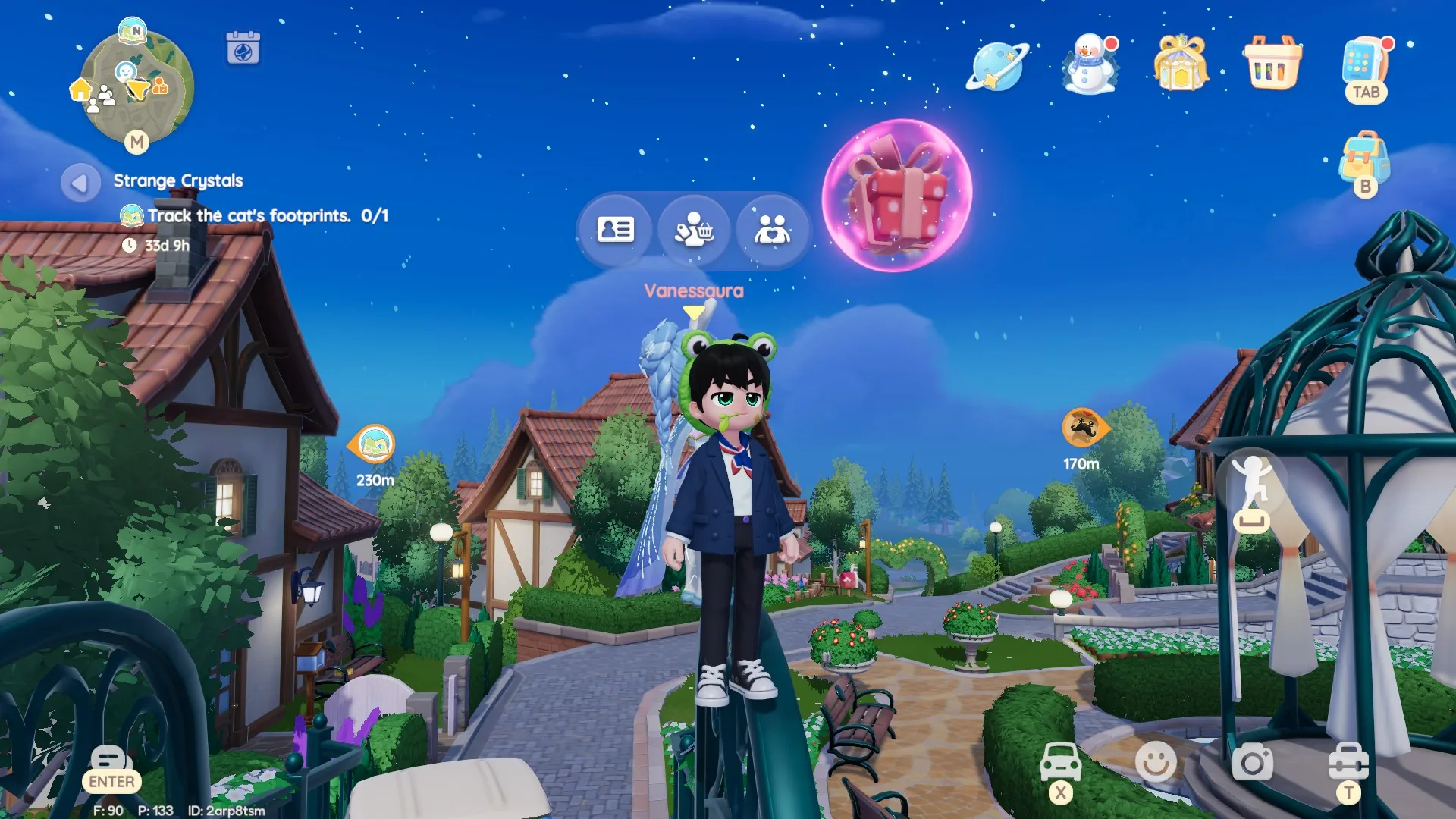 Bubble do Dia 7 em Heartopia (Bubble 10) — referência visual