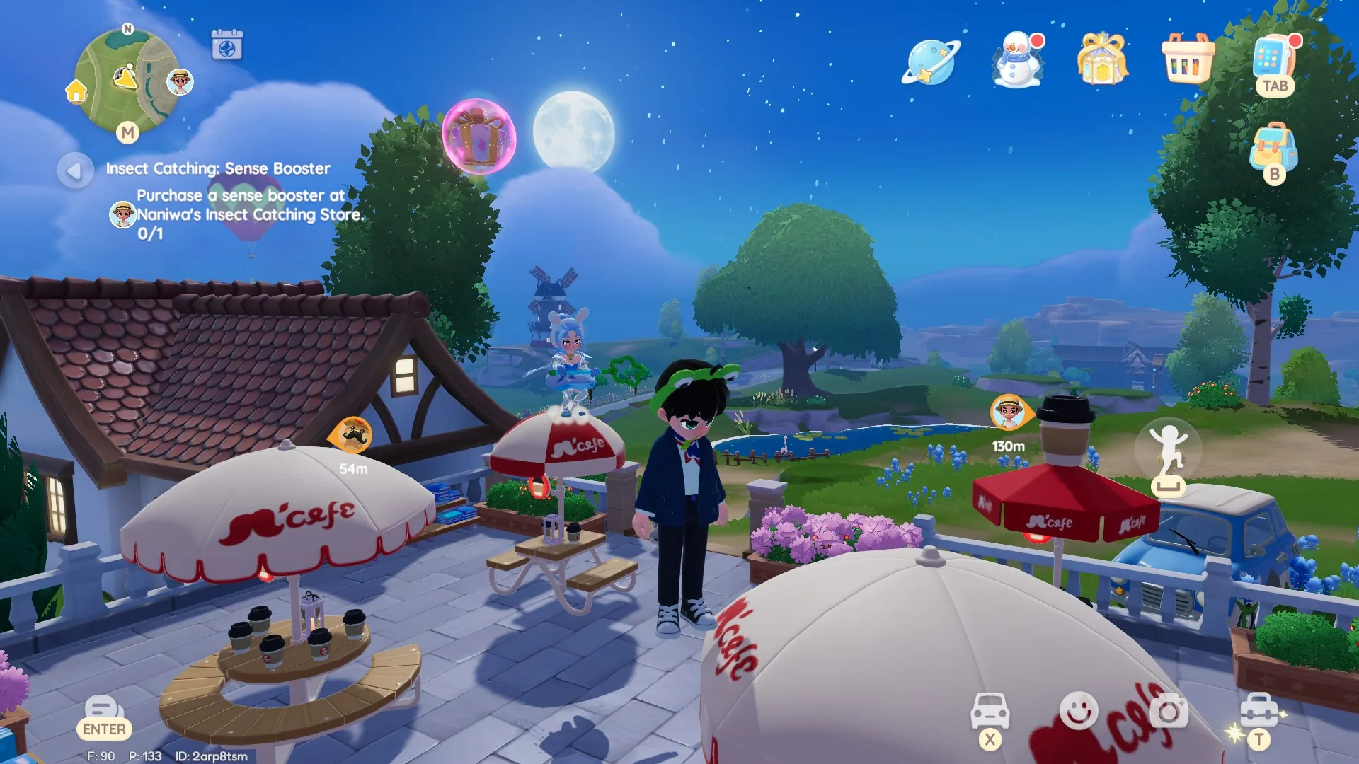 Bubble do Dia 7 em Heartopia (Bubble 12) — referência visual