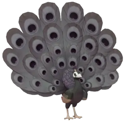 Pavo Real Negro