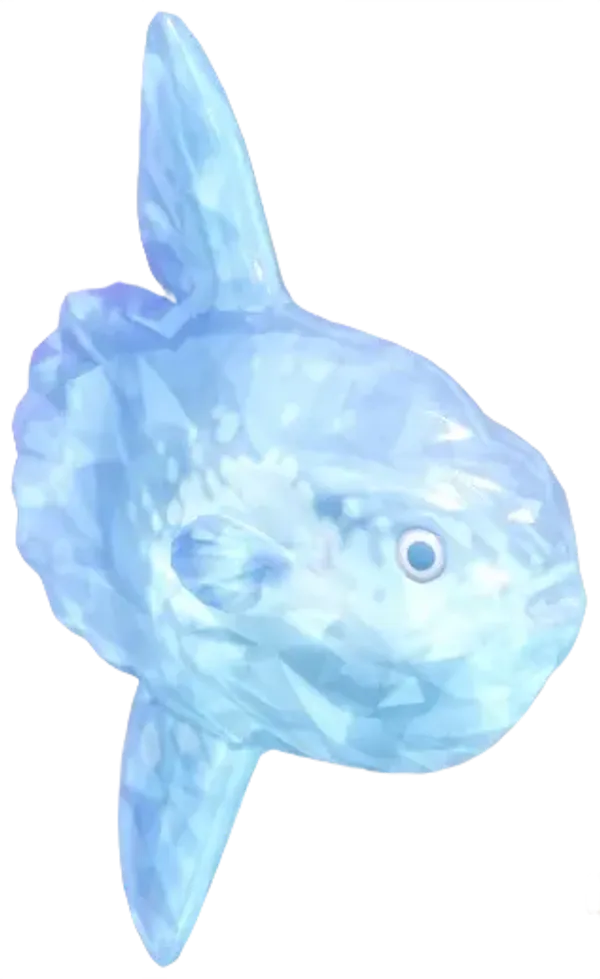 Peixe-Lua de Cristal Nevado