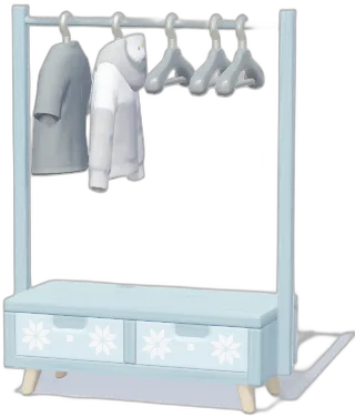 Snowflake Clothes Rack